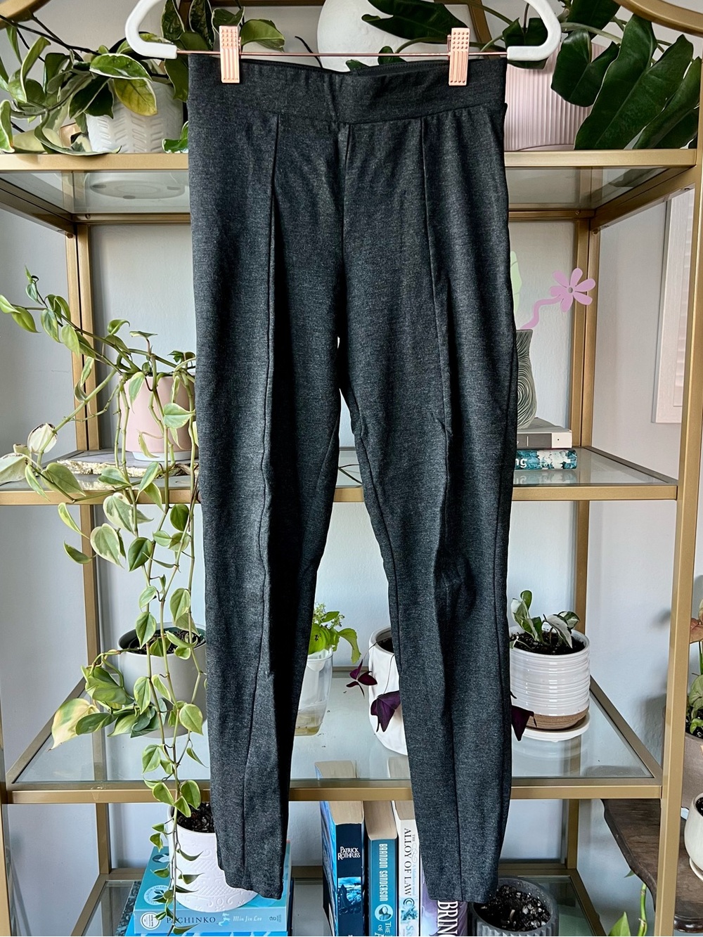 Halogen Gray Ponte Knit Pull-On Pants in XS Petite